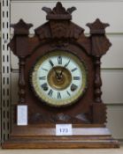 An Ansonia mantel clock, 38cm