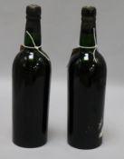 Two bottles of Quinta do Noval 1963 vintage port (missing labels)