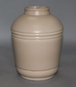 A Susie Cooper Art Deco pottery vase, 8.5in.