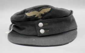 A Luftwaffe field cap