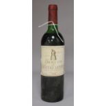 A bottle of Chateau La Tour 1976