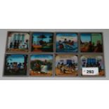 A set of ten magic lantern slides, Ten Little Nigger Boys