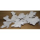 A large white coral fragment, 26in.