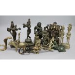 A collection of Indian bronzes