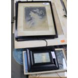 Various portfolio's of student artwork from early 1900's and mounted studies