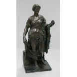 After the Antique, a bronze figure of Farnese Flora, Fonderie Sommer Napoli