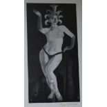 Spike Milligan, lithograph Josephine Baker, 21/250