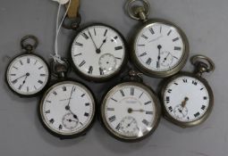 Collection of mixed pocket watches.