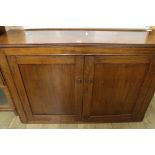 A Victorian mahogany cupboard, W.143cm