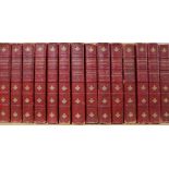 The Works of Thomas Carlyle, thirty vols, ¾ leather with cloth boards (worn), Chapman & Hall, London