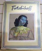 Timmins, Howard - Tretchikoff, folio, with dj, signed by the artist, Cape Town 1969