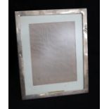 A 1920's silver mounted rectangular photograph frame, by William Neale & Son Ltd, Birmingham,