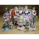 A quantity of Staffordshire ornaments and Beswick figures