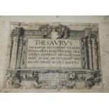 Gerord de Jede (1509-1591) Thesaurus sacriarum historiaum Veteris Testa, incomplete engravings