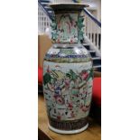 A large Chinese famille rose vase