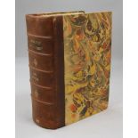 Mrs Isabella Beeton, The Book of Household, colour frontis piece, later ½ leather binding with
