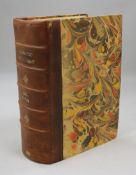 Mrs Isabella Beeton, The Book of Household, colour frontis piece, later ½ leather binding with