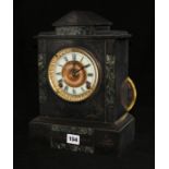 A Victorian marble clock