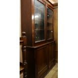 A Victorian bookcase, H.194cm