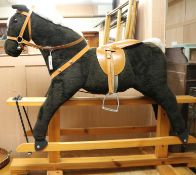 A rocking horse, H.100cm