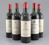 Eighteen bottles of Chateau Gros Caillou, St. Emilion, 1961(6) and 1966 (12) (Christopher's).