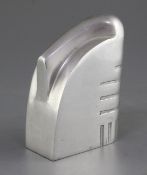 A Philippe Starck aluminium 'Nani Nani' sculpture, no.029/500, height 5.75in., with 1989 Certificate