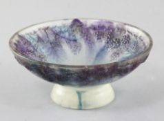 A signed “G. Argy-Rousseau” pâte de verre footed glass bowl “Les Mûres” c. 1914