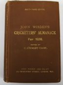 A Wisden Cricketers' Almanack for 1926, original hardback binding