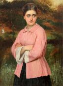 Charles Sillem Lidderdale (1831-1895)oil on canvas'Far Away Thoughts'monogrammed16 x 12in.