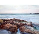 William Bowyer (b.1926)watercolourCornish coastal landscapesigned and dated '8521 x 29in.