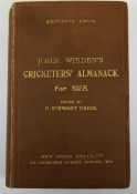 A Wisden Cricketers' Almanack for 1928, original hardback binding