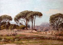 William Baptiste Baird (1847-1917)oil on canvasSt Victoiresigned13 x 18in.