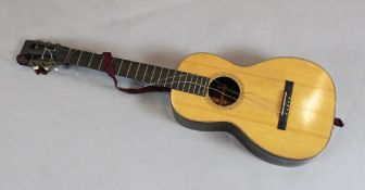 A C.F. Martin & Co of New York parlour guitar, size 2½, in original case, overall length 36.5in.