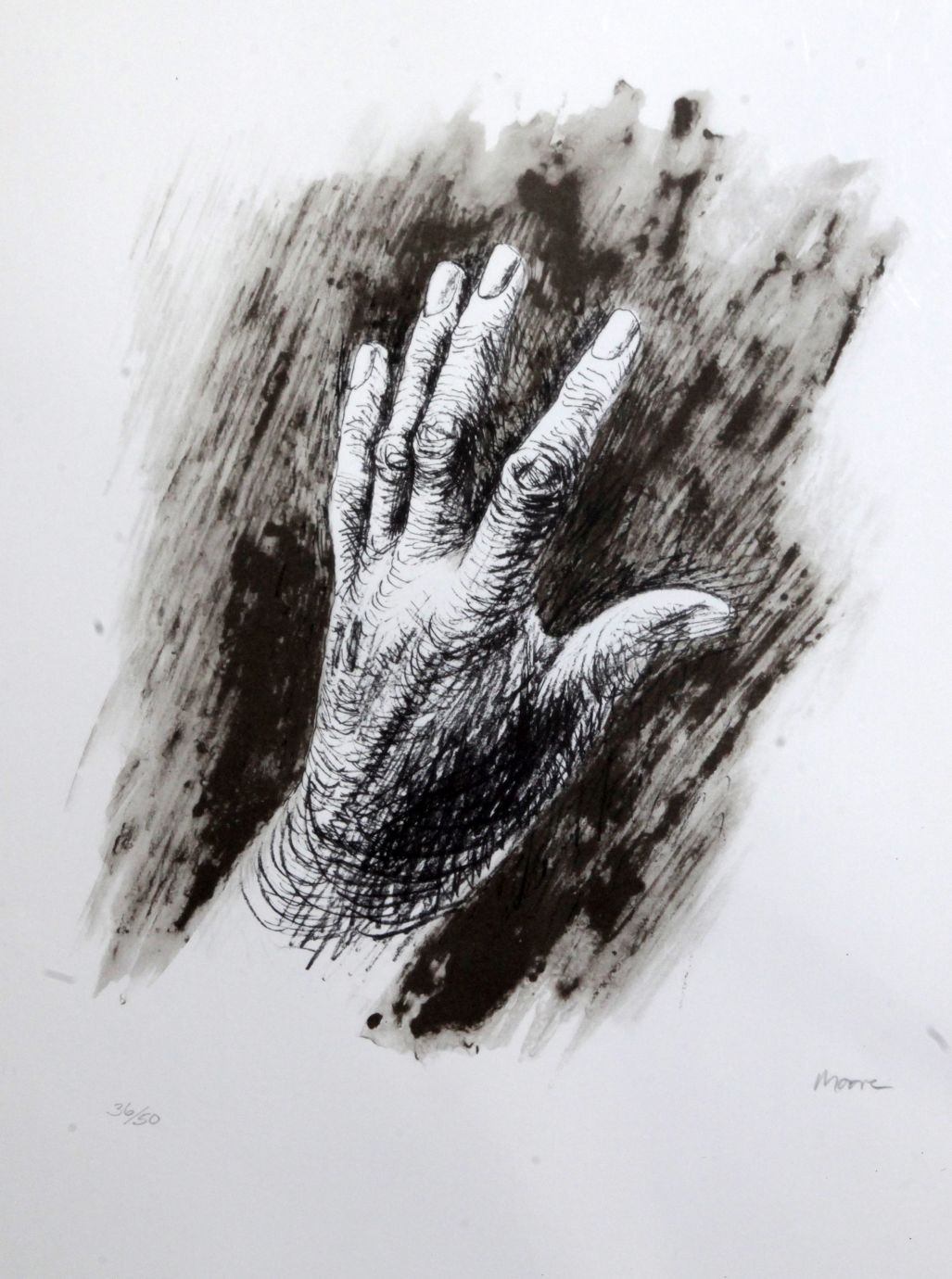 § Henry Moore (1898-1986)lithographThe Artist's Hand III, Cramer 555,signed in pencil, 36/5017 x