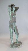 § Karin Jonzen (1914-1998)bronzed resinStanding female nudesignedheight 5ft