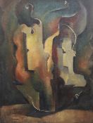 Adrian Hill (1895-1977)oil on boardUntitled abstractsigned with artist's label verso36 x 28in.