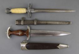 Two WWII German military daggers, Luftwaffe and SA