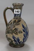 A Doulton Lambeth jug, by Frank Butler 1876