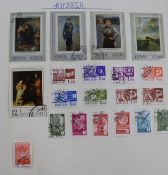 Penny Black and various other Victorian and later World stamps in eight albums, including loose