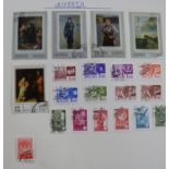 Penny Black and various other Victorian and later World stamps in eight albums, including loose