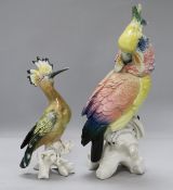 Two Karl Ens figures of birds