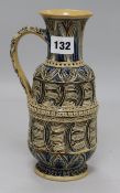 A Doulton Lambeth jug, by Frank Butler 1874