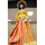 An L. E. Brigitte von Messnel Ltd, edition porcelain doll in Victorian costume