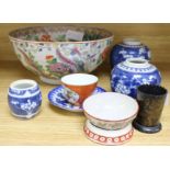 Mixed Chinese ceramics etc