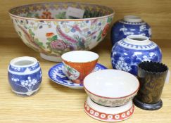 Mixed Chinese ceramics etc