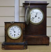 Two French mantel clocks