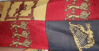 A Royal Standard flag