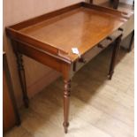 A Victorian mahogany washstand, W.99cm