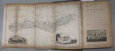 Parry, John Docwra - An Historical and Descriptive Account of the Coast of Sussex, 8vo, calf, with