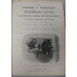 Le Blanc and Armengaud - The Engineers and Machinists Drawing - Book, folio, rebacked half calf,